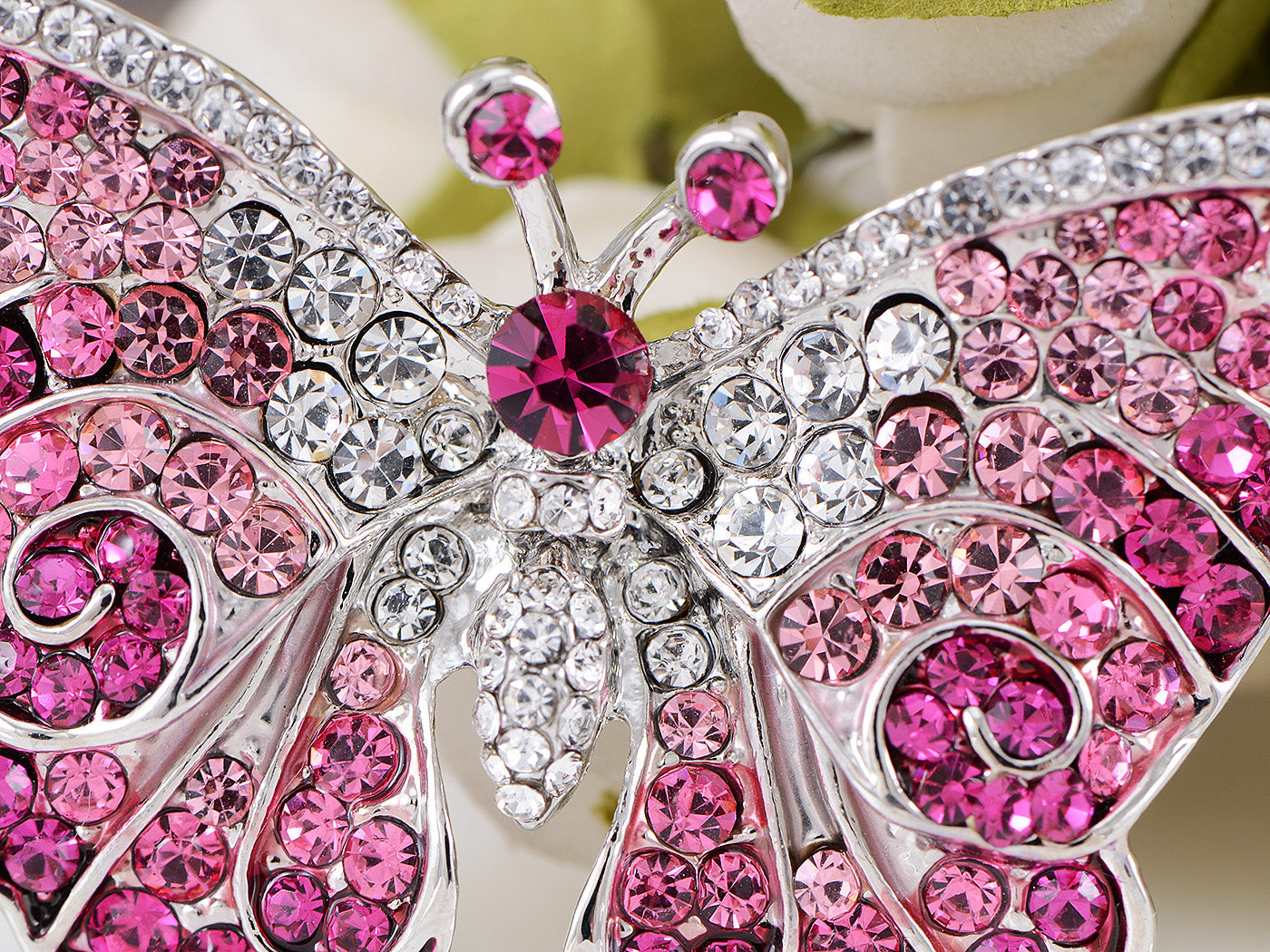 Empress Monarch Winged Butterfly Brooch Pin