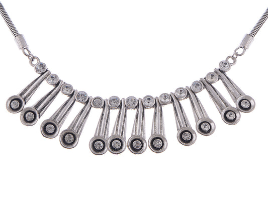 Ethnic Wave Tribal Bone Necklace