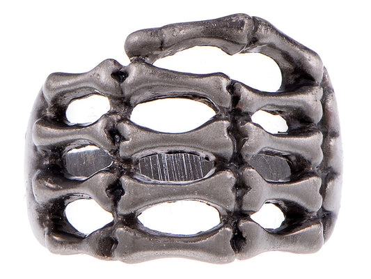 Gun Creepy Skeleton Hand Grasping Your Finger Statement Ring