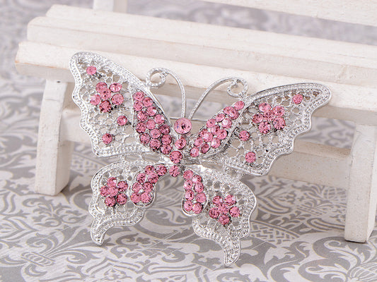 Filigree Butterfly Brooch Pin