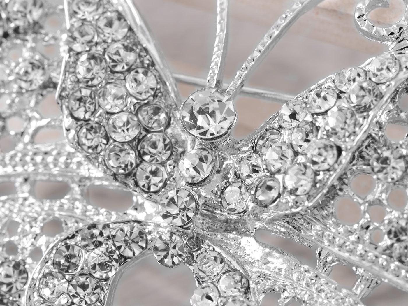Filigree Butterfly Brooch Pin
