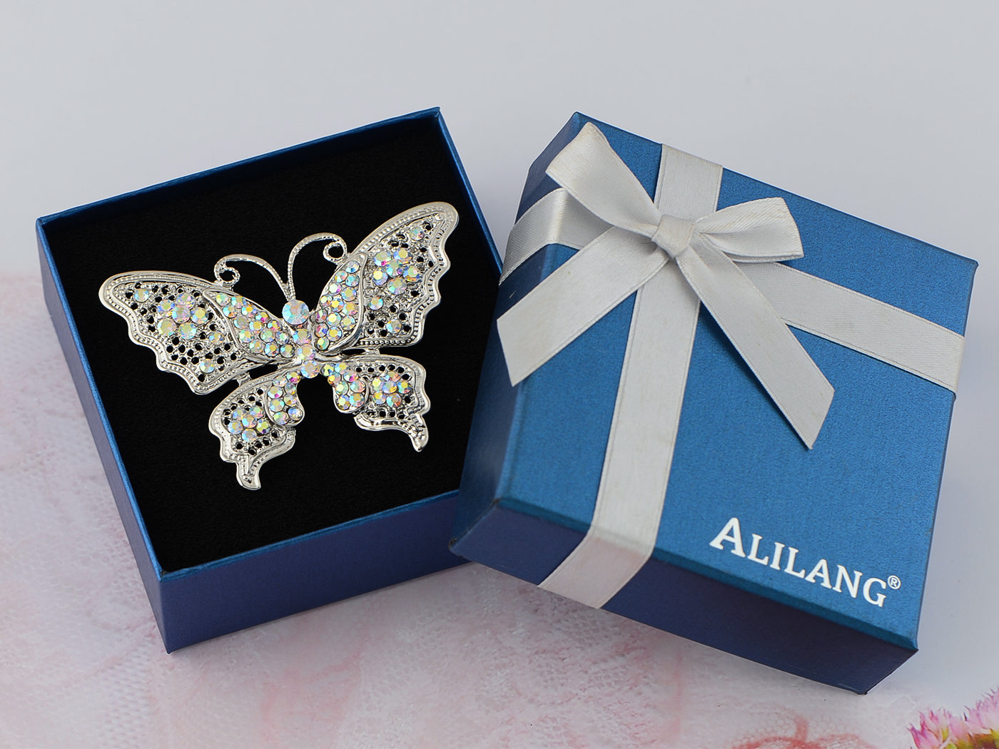 Filigree Butterfly Brooch Pin