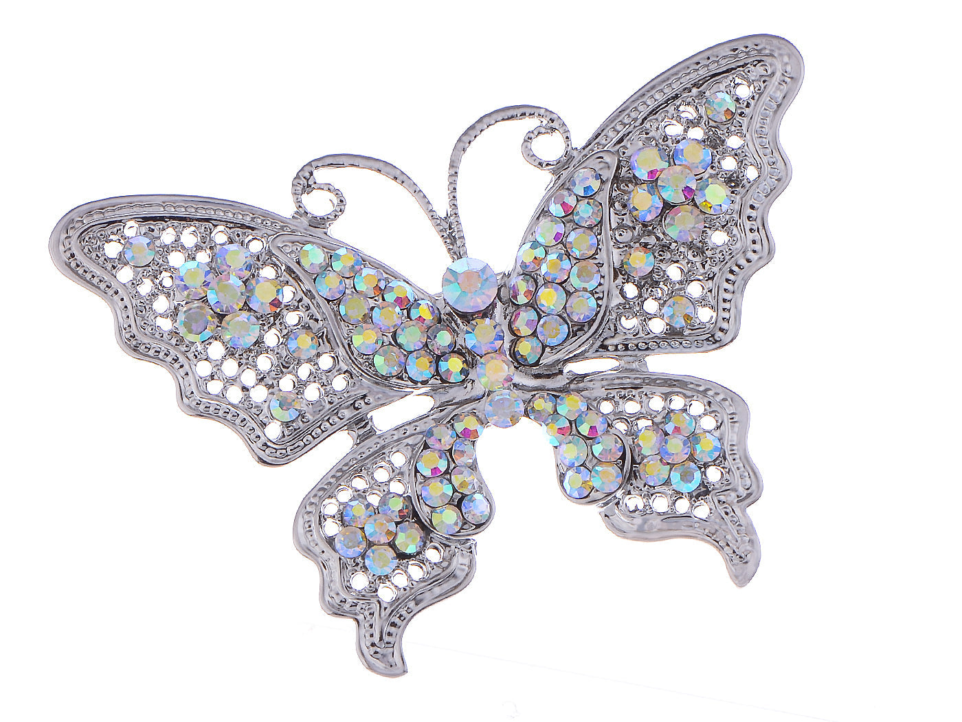 Filigree Butterfly Brooch Pin