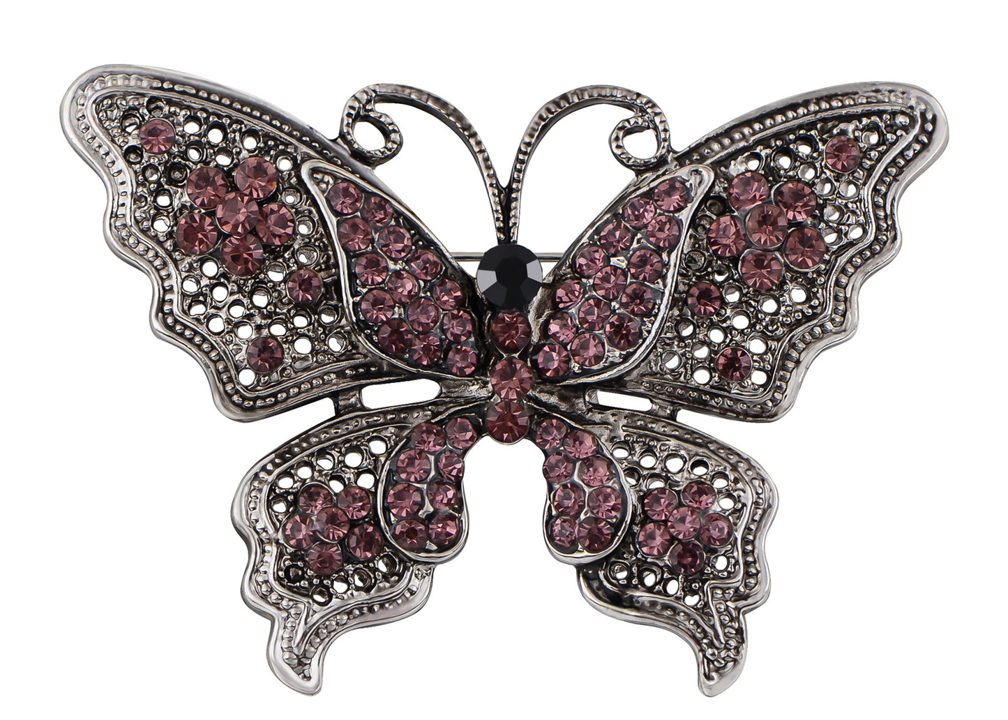 Filigree Butterfly Brooch Pin