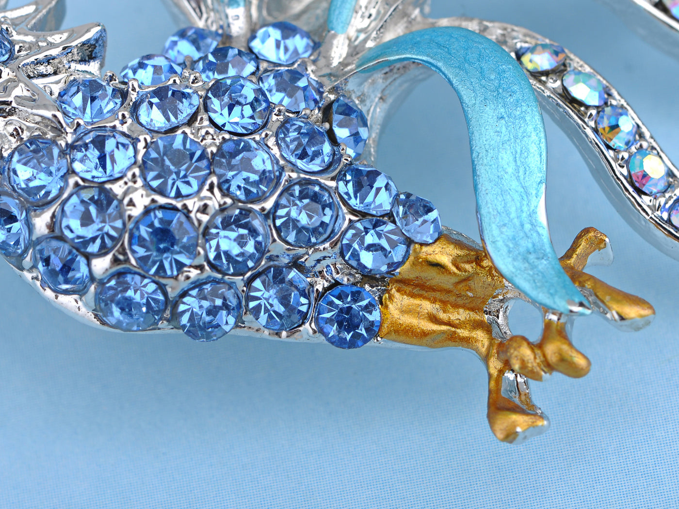 Colorful Fighting Rooster Chicken Hen Jewelry Pin Brooch