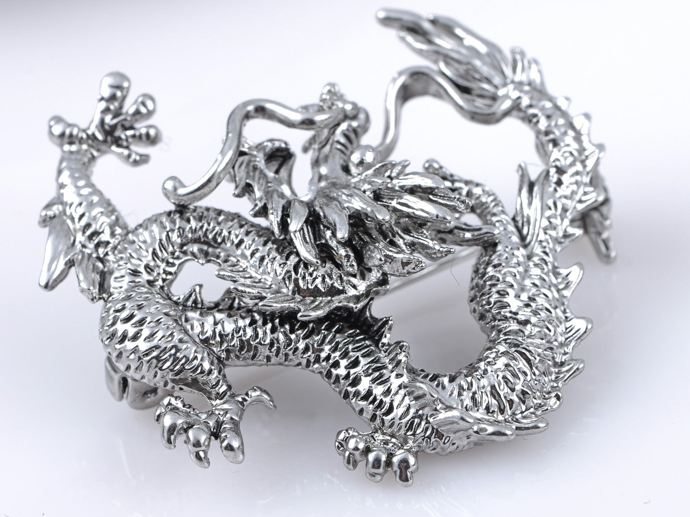 Mythical Ancient Asian Chinese New Year Zodiac Dragon Novelty Celebration Party Brooch Pin