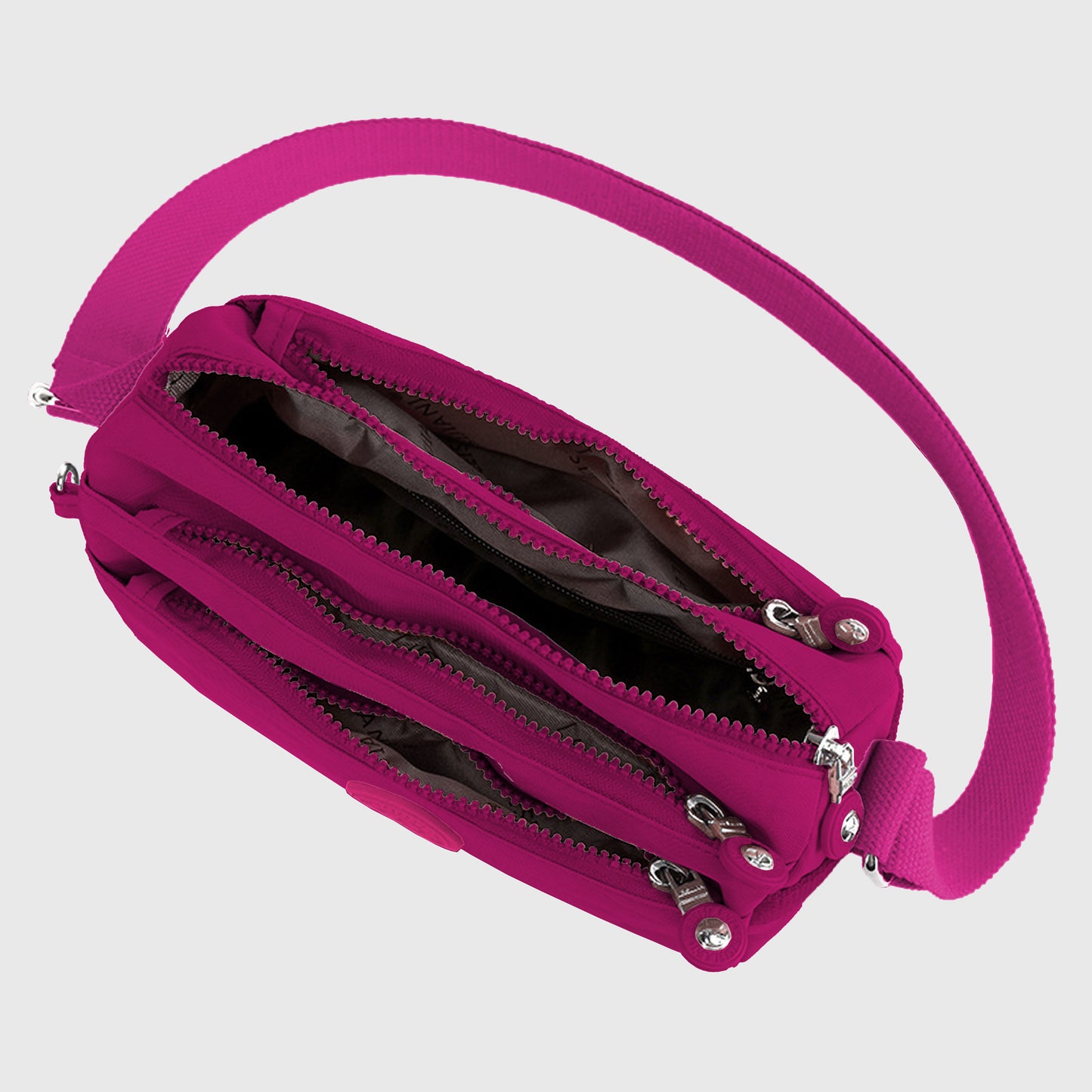 Lightweight Nylon Crossbody Bag-Compact Travel Shoulder Purse