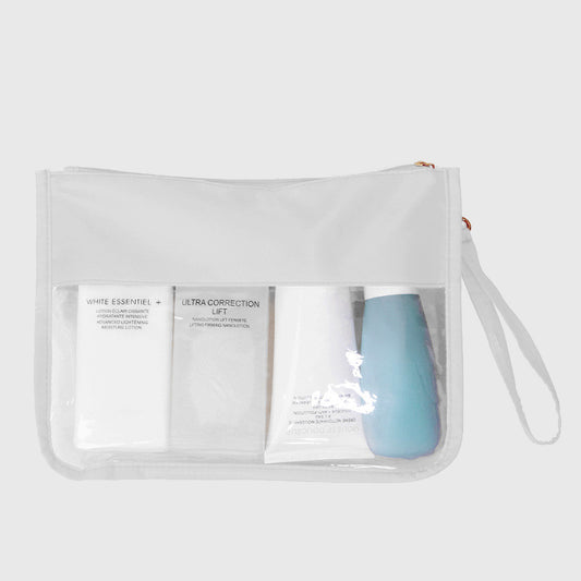 Transparent PVC Cosmetic Bag-Lightweight Travel Makeup Organizer