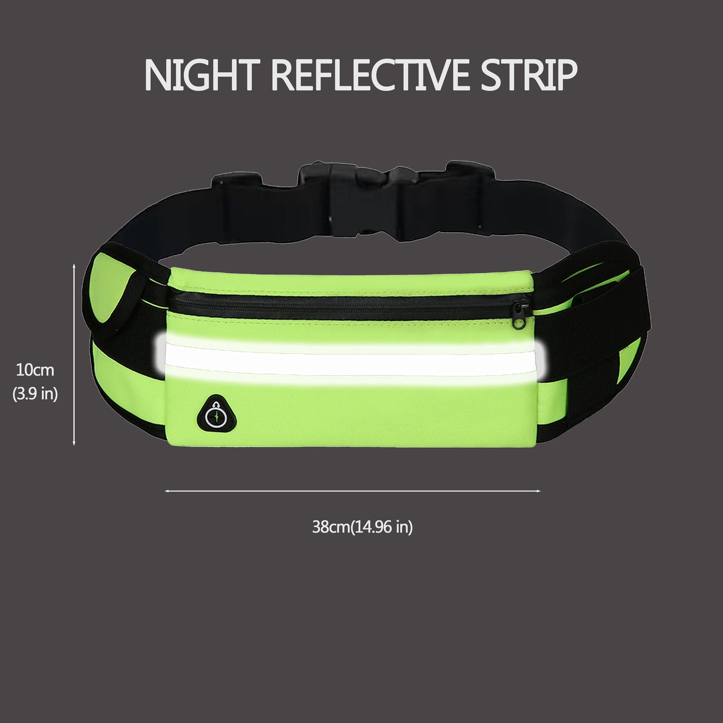 Running Waist Bag - Sporty Fanny Pack for Outdoor Activities