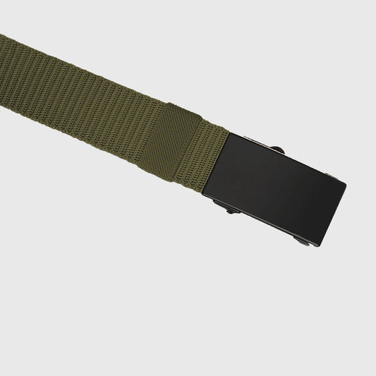 Nylon Belt with Black Metal Buckle