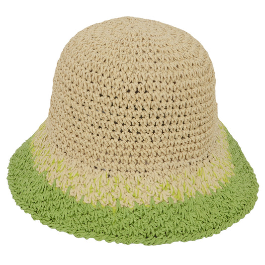 Women's Stylish Ombre Design Crochet Bucket Hat