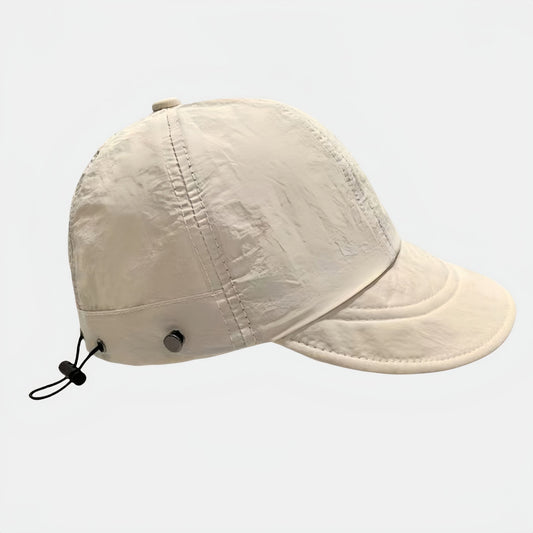 Lightweight Outdoor Sun Hat with Curved Brim and Adjustable Fit