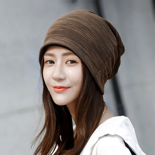 Striped Slouchy Beanie - Soft & Stylish