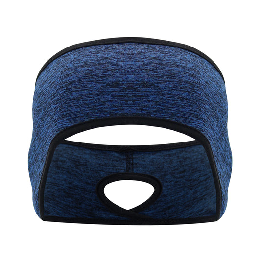 Ponytail Headband Moisture-Wicking for Running Exercise Workouts Winter Ear Warmer