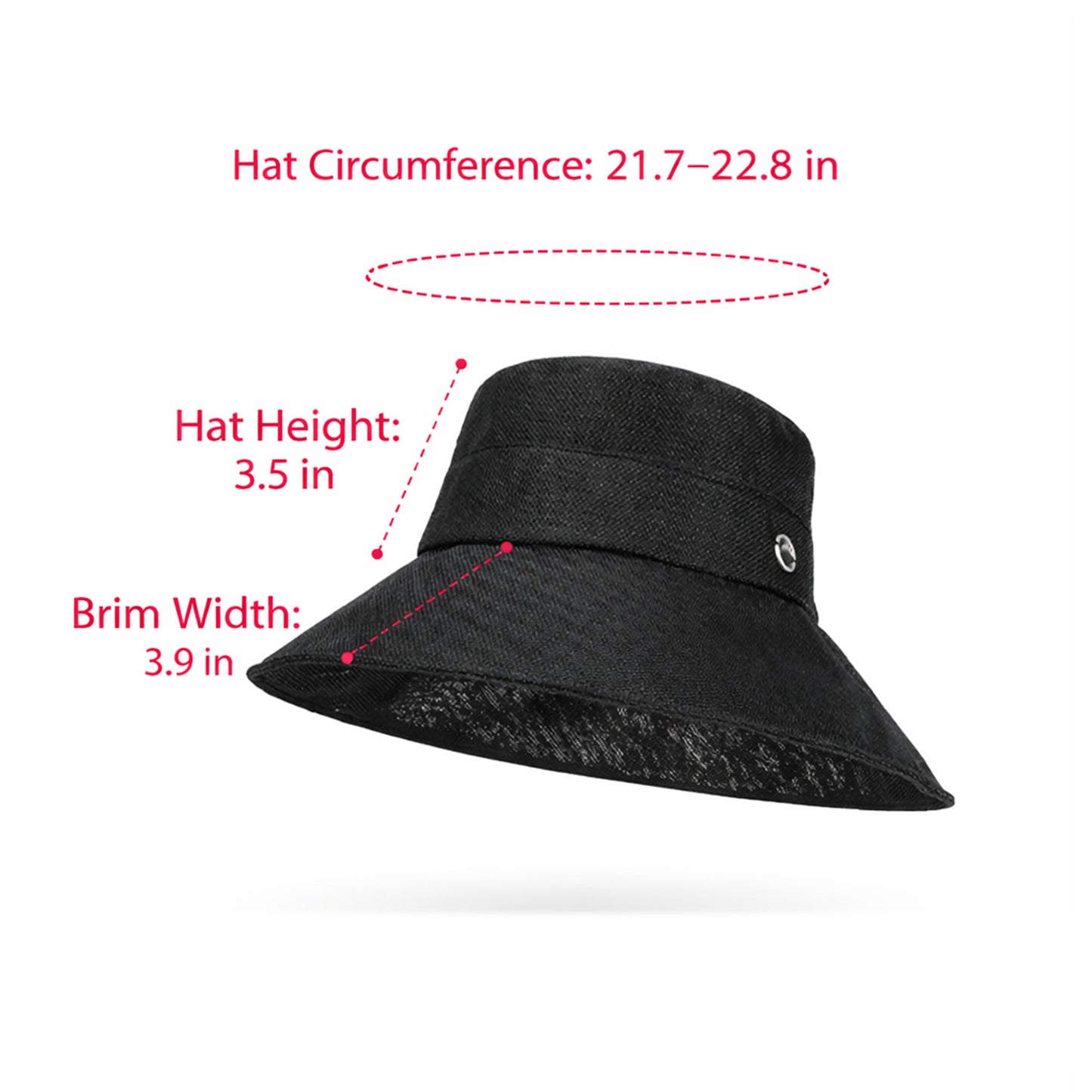 Women Wide Brim Bucket Hat Classic Solid Sun Hat Lightweight Casual Everyday Hat