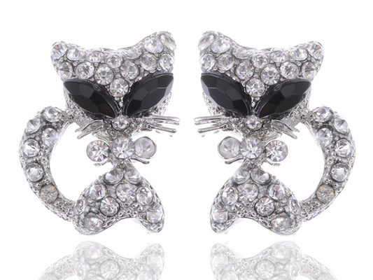 Kitten Cat Animal Stud Earrings