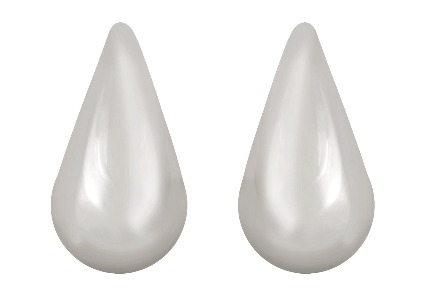 18K Gold Plated Teardrop Chunky Earrings Waterdrop Earrings Lightweight Dupes Earrings