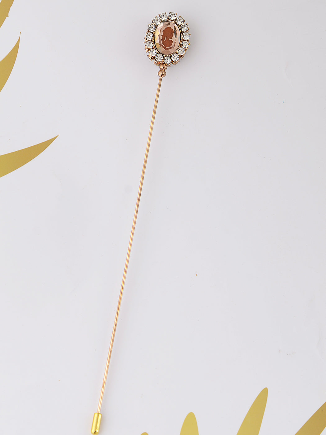 Retro Silver Hat Pin Hollow-out Design Long Stick Pin Vintage Style Fashion Accessories