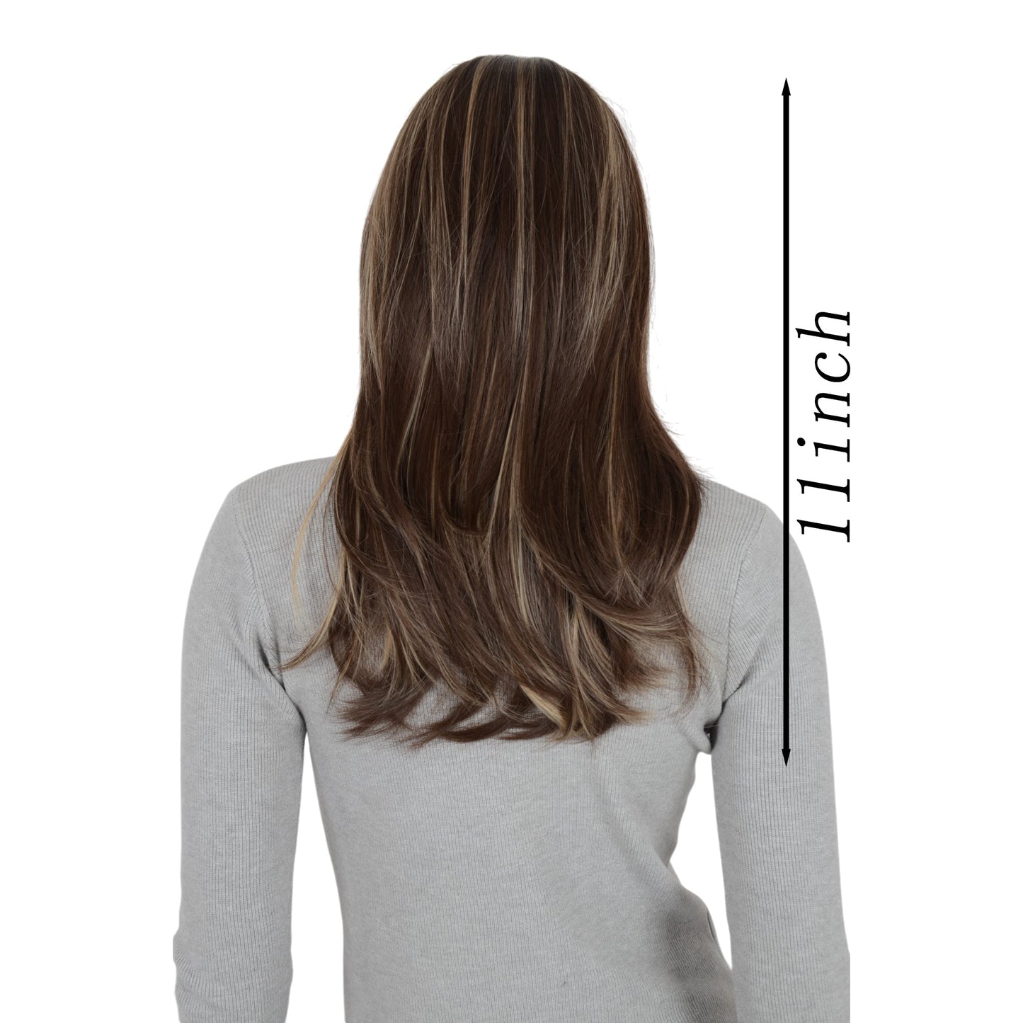 11 Inch Layered Curly Wig with Curtain Bangs Synthetic Wavy Wig for Women Hair Wig for Daily