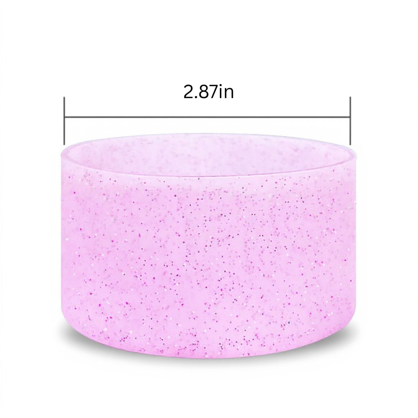 Silicone Bottle Protective Boot Sleeve for Reusable Water Bottles with Shock Absorbing Base 6-Piece Set 3in