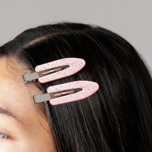 Decorative Hair Sectioning Clips with Metal Alligator Clamp for Styling and Everyday Hold 6-Piece Set 2.3x0.7in