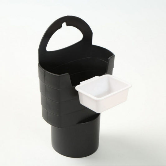 Car Cup Holder Trash Can Organizer with Removable Inner Tray and Handle Design