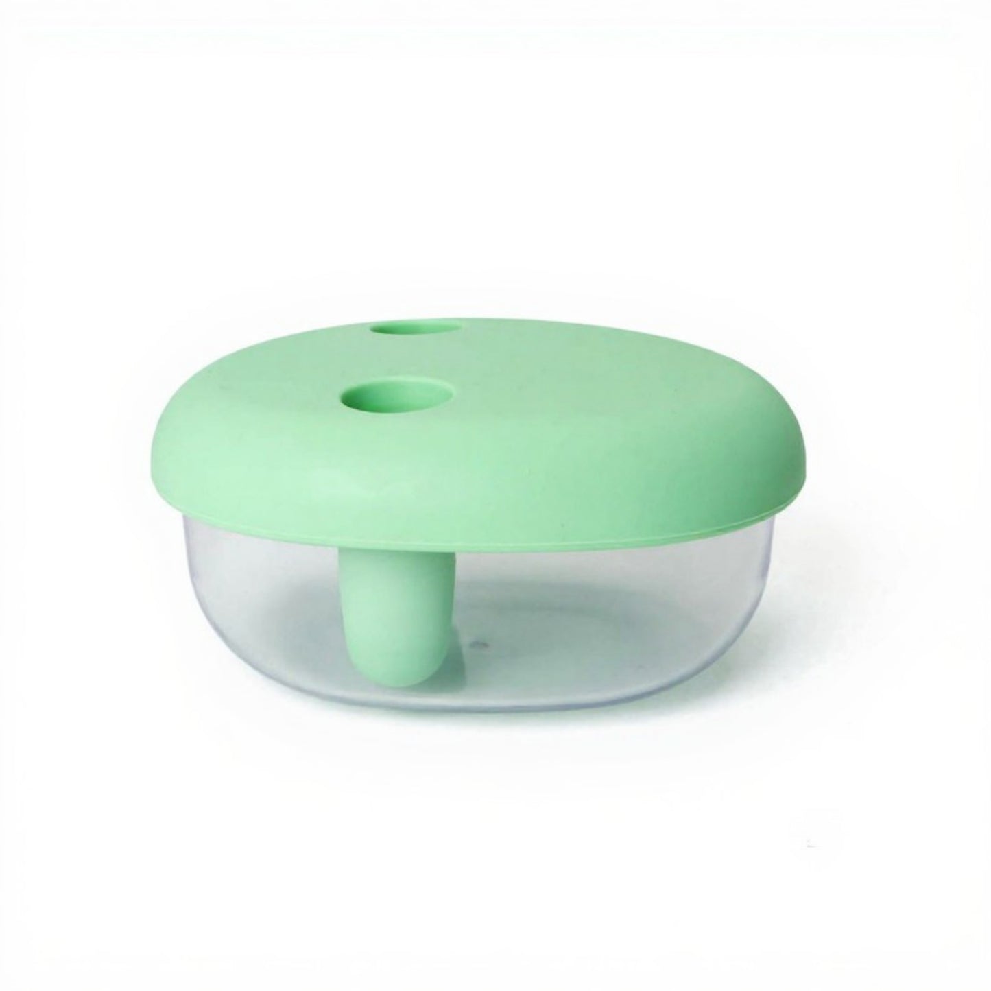 Food Grade Snack Storage Box with Hands-Free Lid and Dust-Proof Design 4.7x4x2.3in