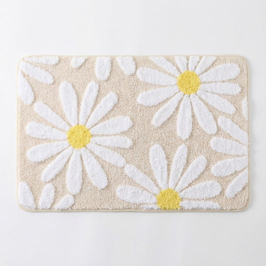 Valentine Tufted Floral Accent Mat Soft High Pile Decorative Floor Decoration