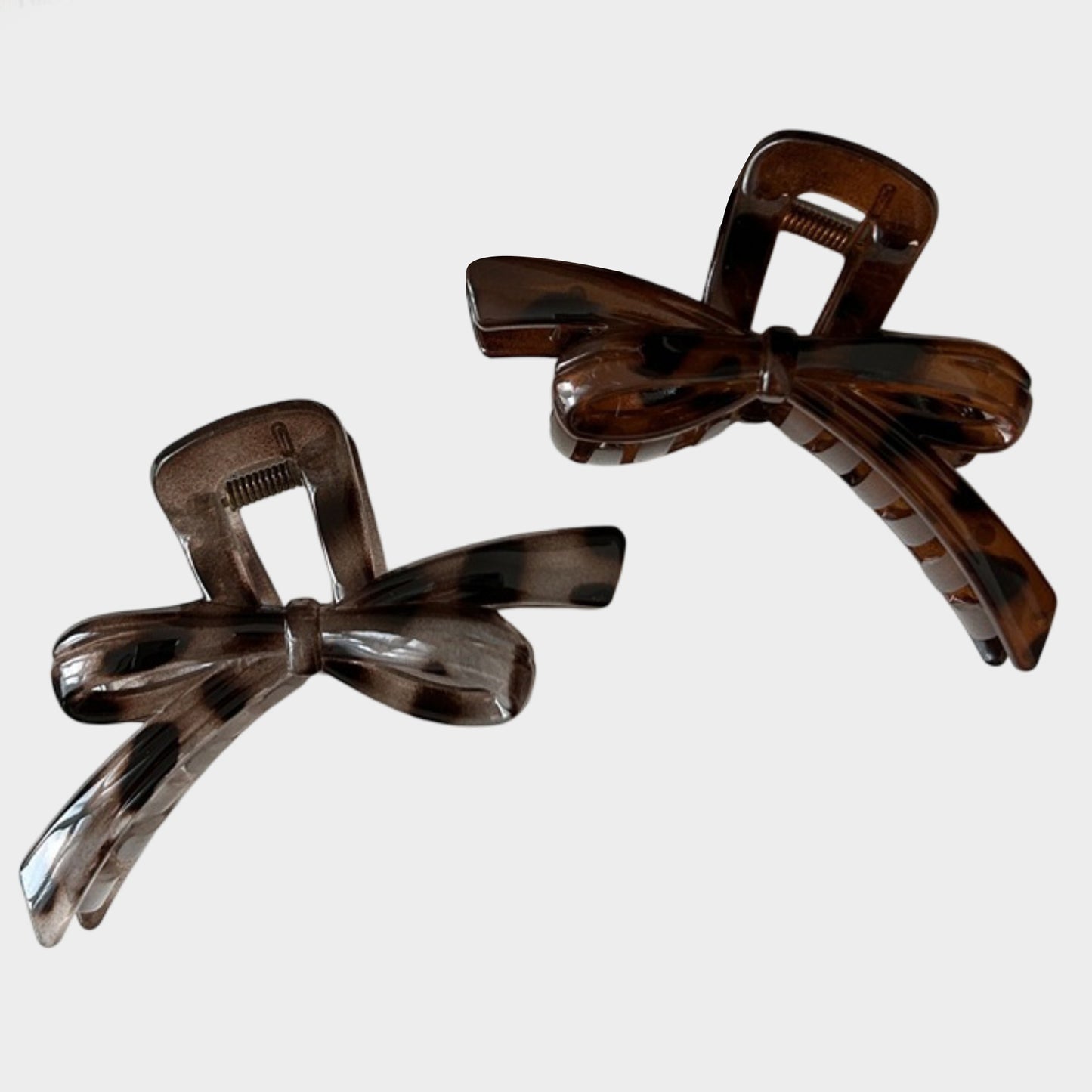 Womens Bow Style Hair Claw Clips Three Pack Medium Size