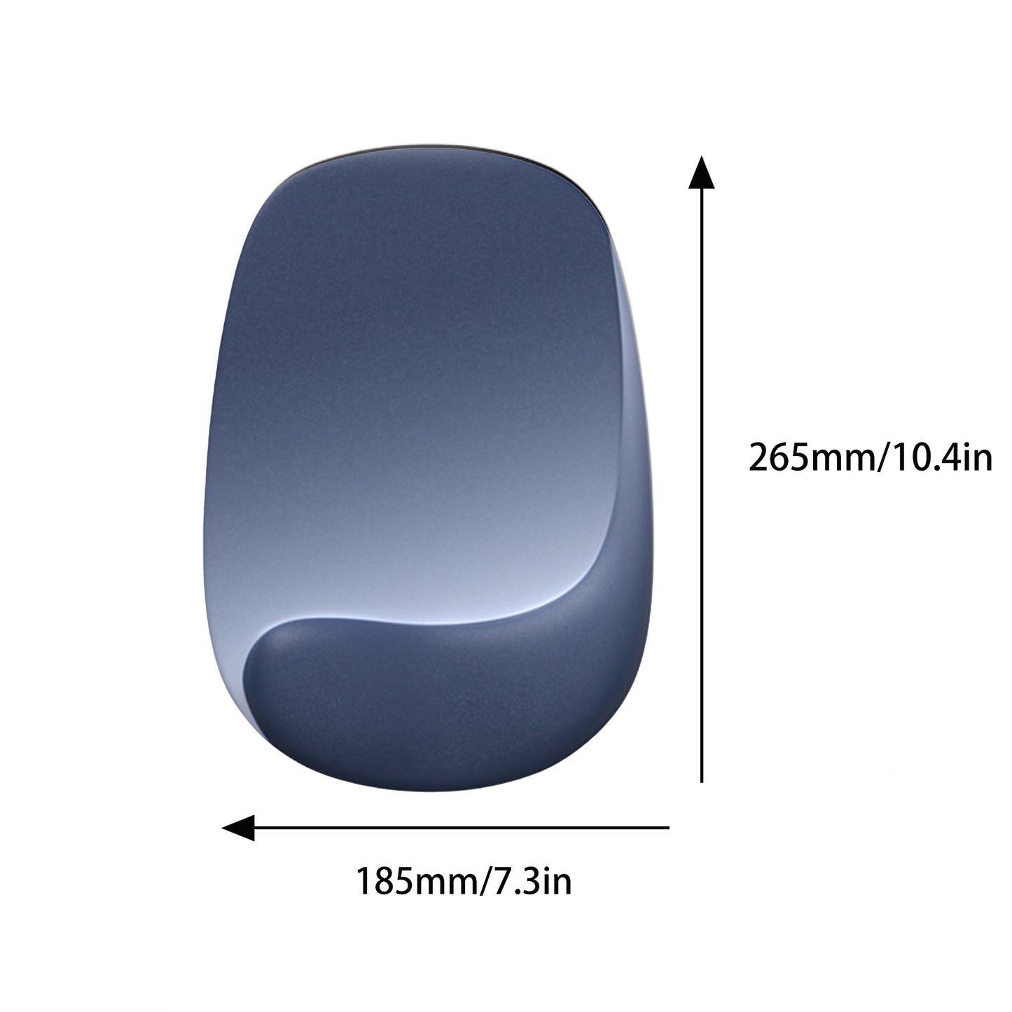 Gradient Color Ergonomic Memory Foam Mouse Pad With Wrist Support