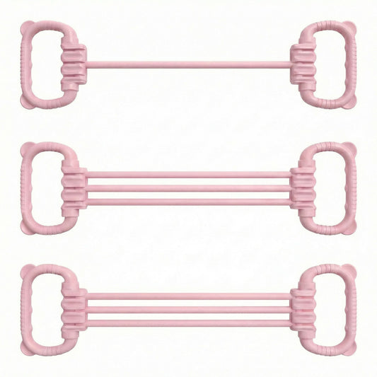 Resistance Exercise Band Bar with Dual Handles Elastic Stretch Training Fitness Tool