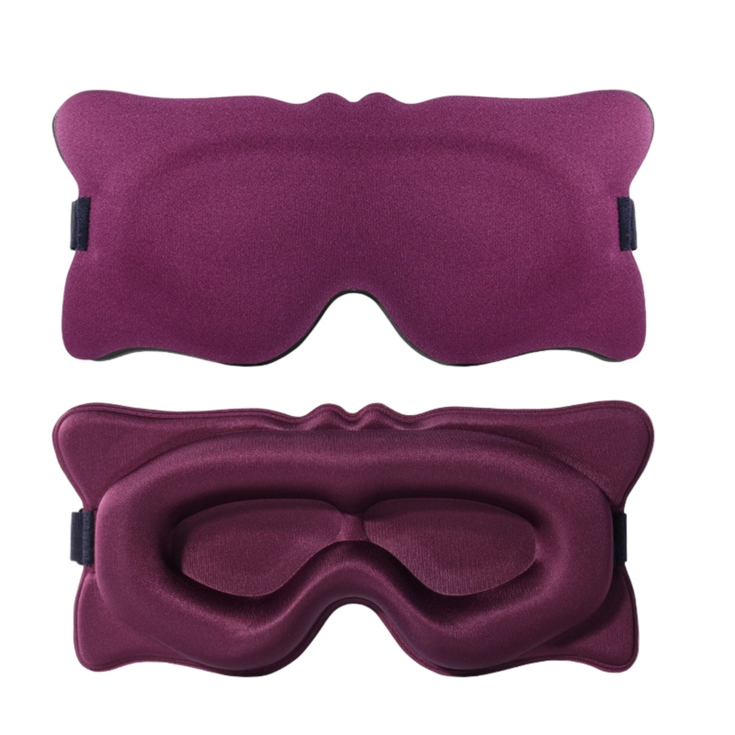 Contoured Sleep Mask Light Blocking Eye Mask Adjustable Strap Eye Cover for Travel Nap Night Sleep