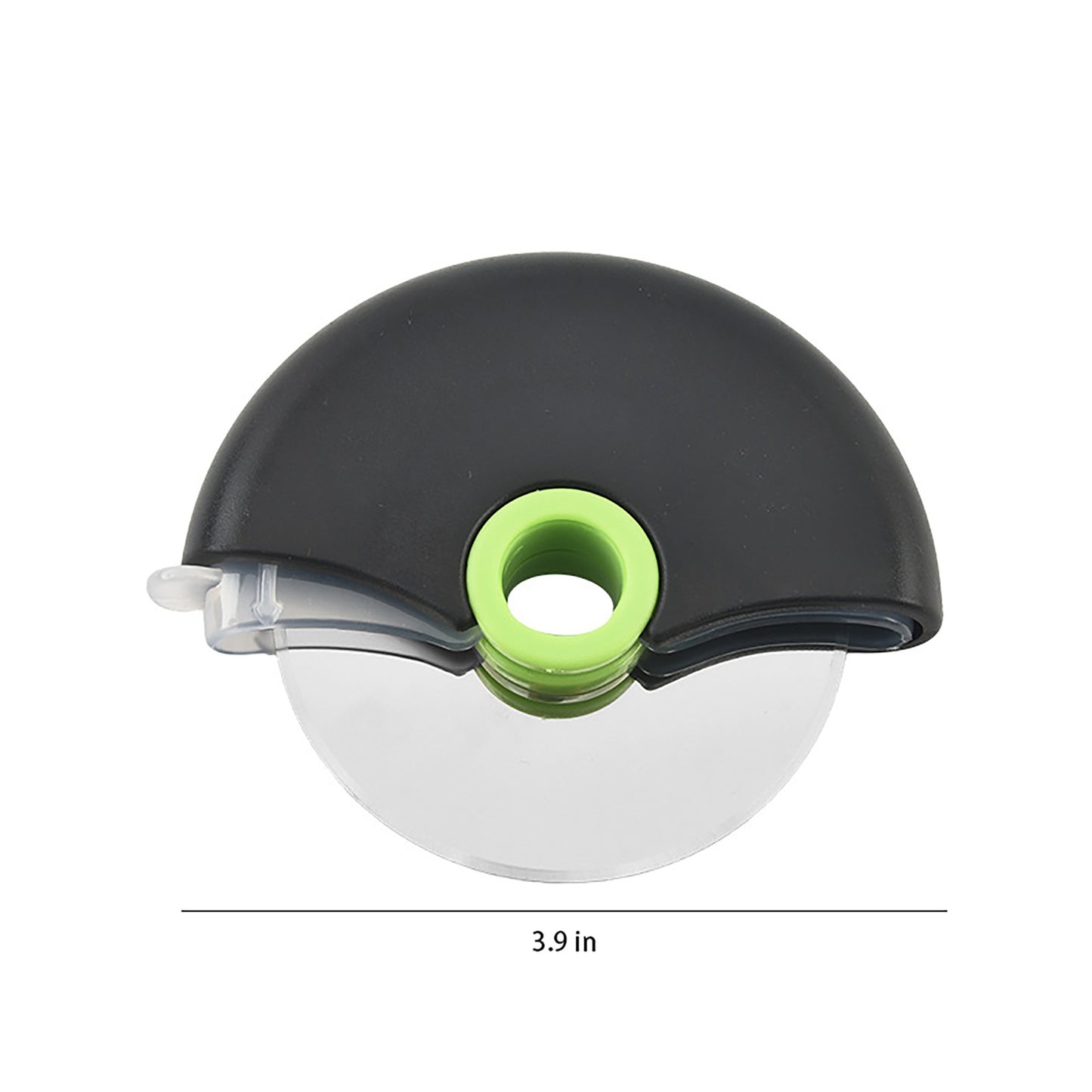 Pizza Cutter Wheel with Protective Cover Compact Handheld Rolling Blade Kitchen Cutting Tool