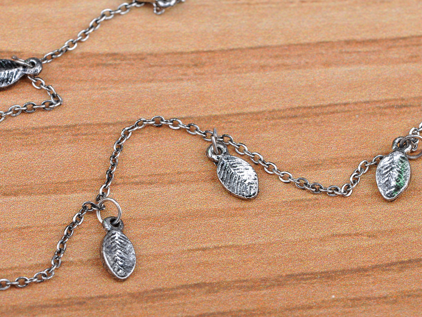 Able Fun Long Two Light Feather Pendant Necklace