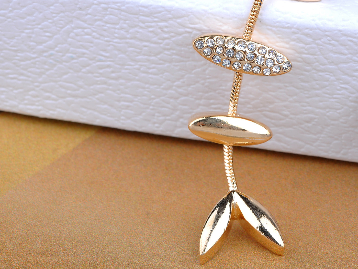 Fish Bone Skeleton Pendant Necklace