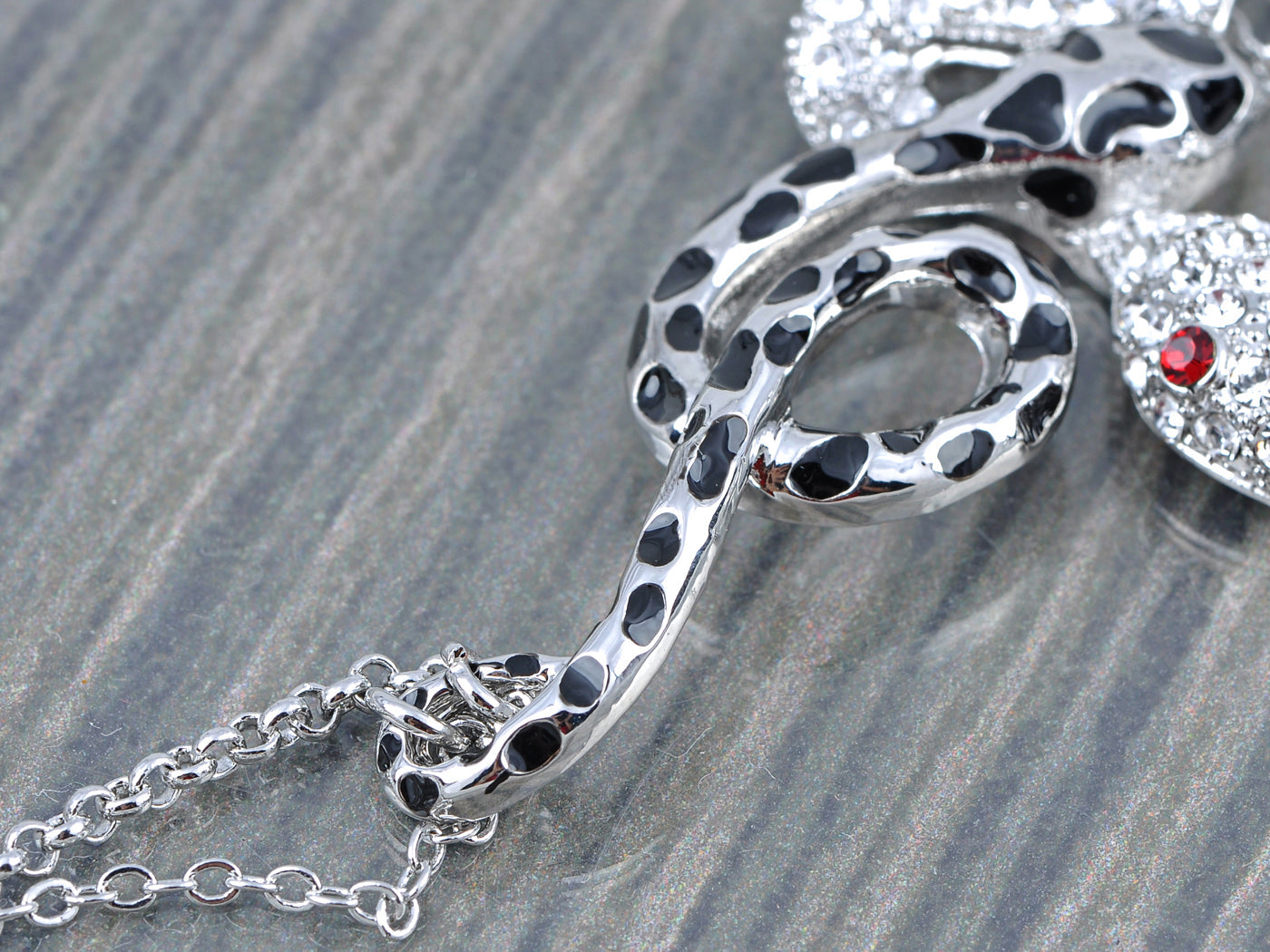Like Protective Double Snake Family Element Necklace