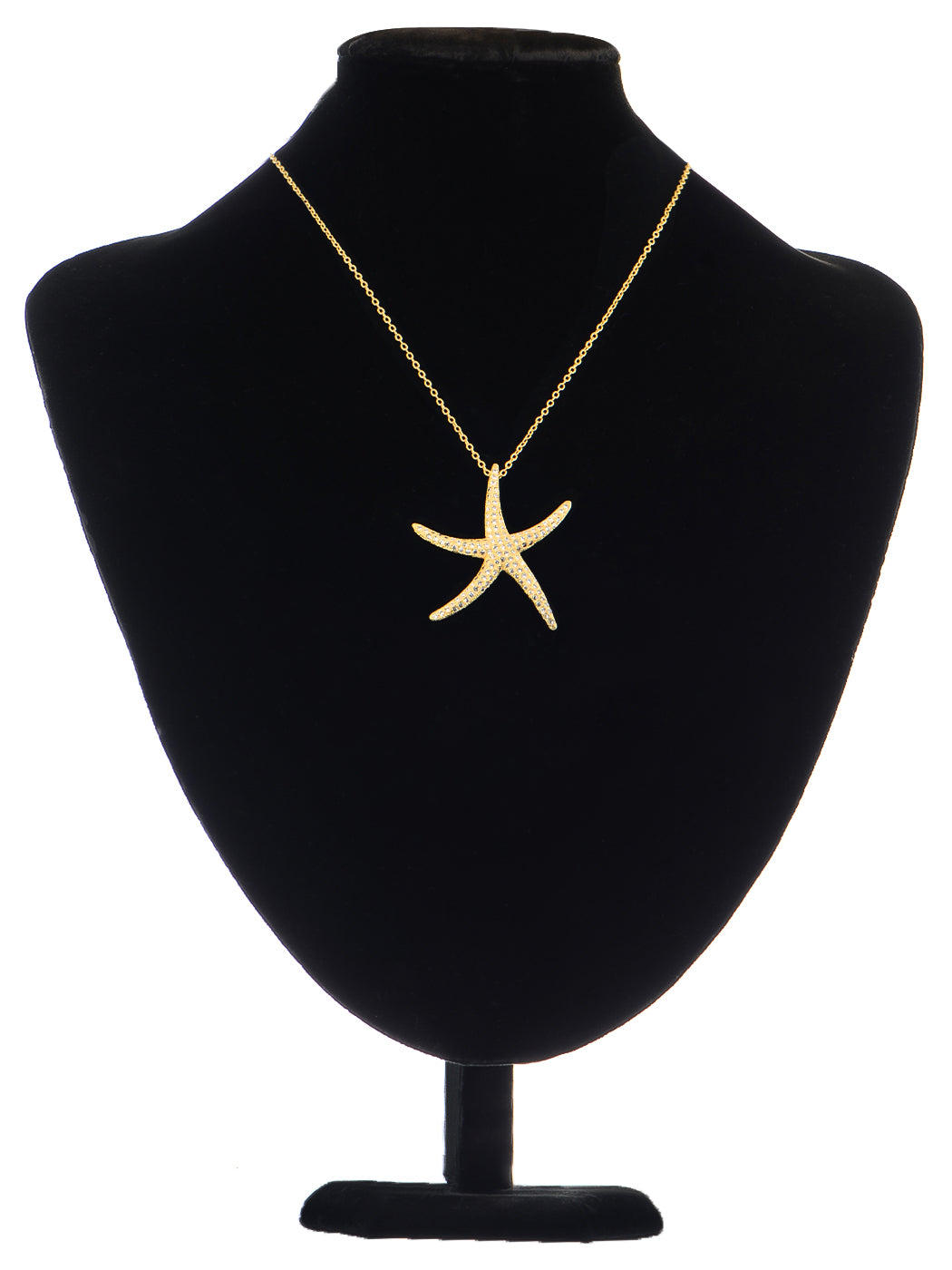 Ocean Starfish Beach Pendant Necklace