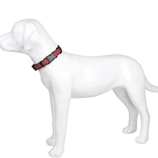 Dog Collar Reflective Soft Padded Adjustable Comfort Nylon Collars for All Breeds