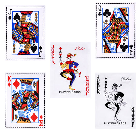 Interactive Dog Squeaky Chew Toys for Boredom, Poker Cards Design, Fun Pet Toys