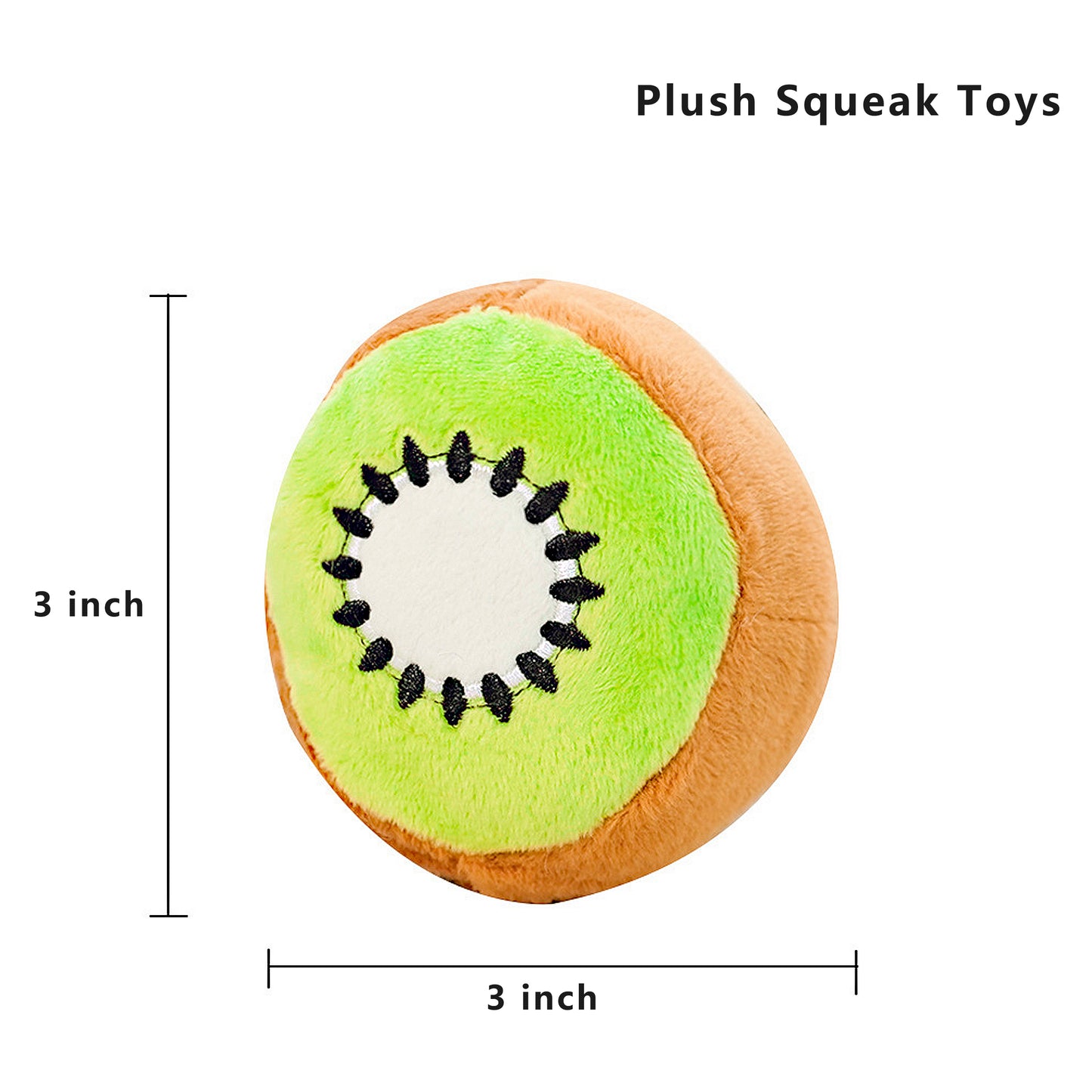 Interactive Dog Plush Squeaky Chew Toys for Pet Training, Puppy Teeth Cleaning