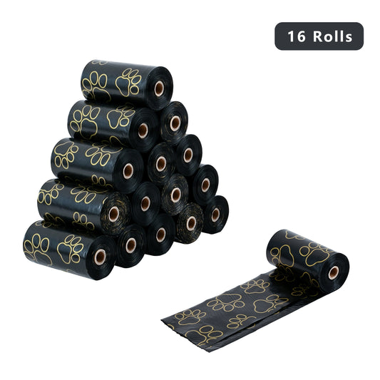 Dog Waste Bags 240 Bags in 16 Rolls Leakproof Easy Tear Unscented Pet Cleanup Bags