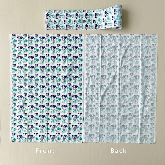 Dog Waste Bags 240 Bags in 16 Rolls Printed Easy Tear Leakproof Pet Cleanup Bags