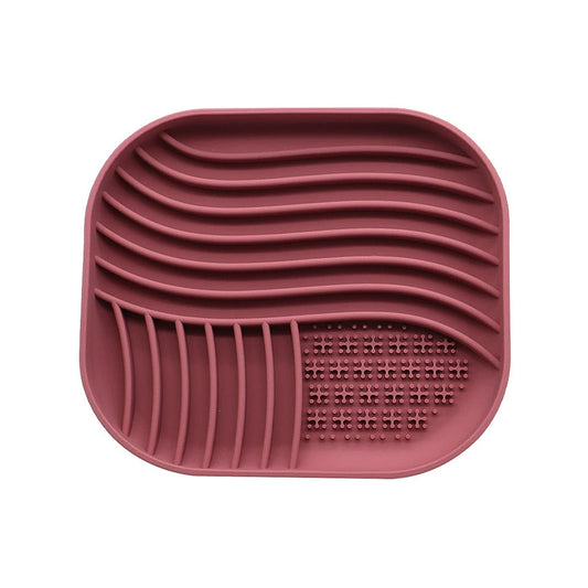 Pet Slow Feeder Licking Mat with Suction Base Silicone Feeding Pad for Dogs and Cats
