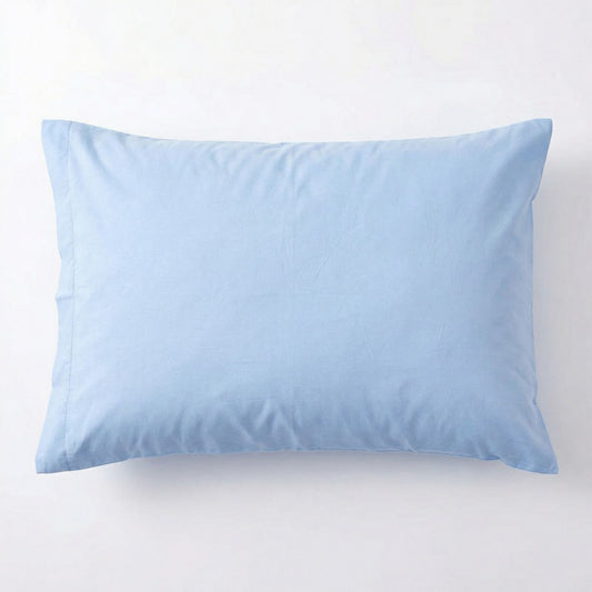 2-Pack Solid Color Pillowcases with Envelope Closure Decorative Sleep Cover Set 18.9x29in