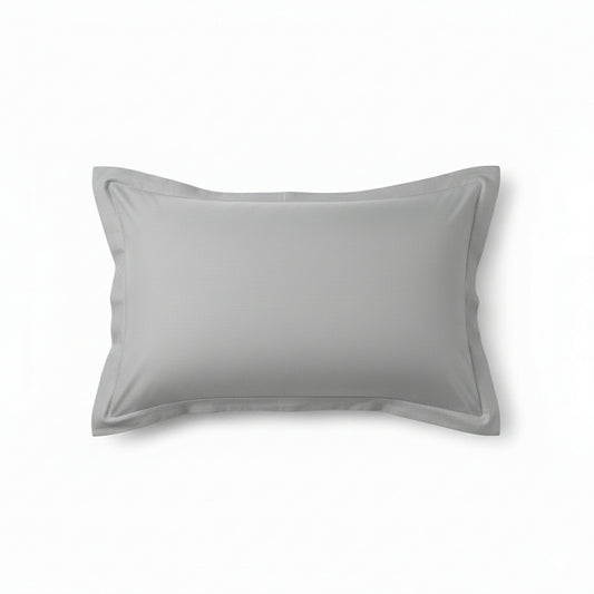 Decorative Pillow Sham 2 Pack with Smooth Woven Fabric and Tailored Edge Rectangular Accent Covers 18.9x29in