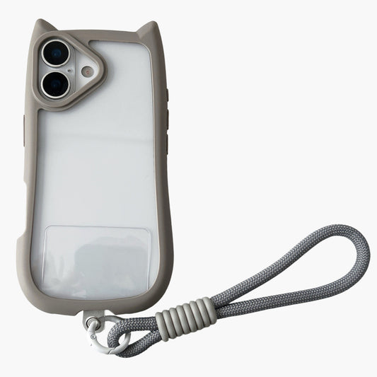 Shockproof Phone Case with Wrist Strap Protective Rugged Cover Anti Slip Grip Design