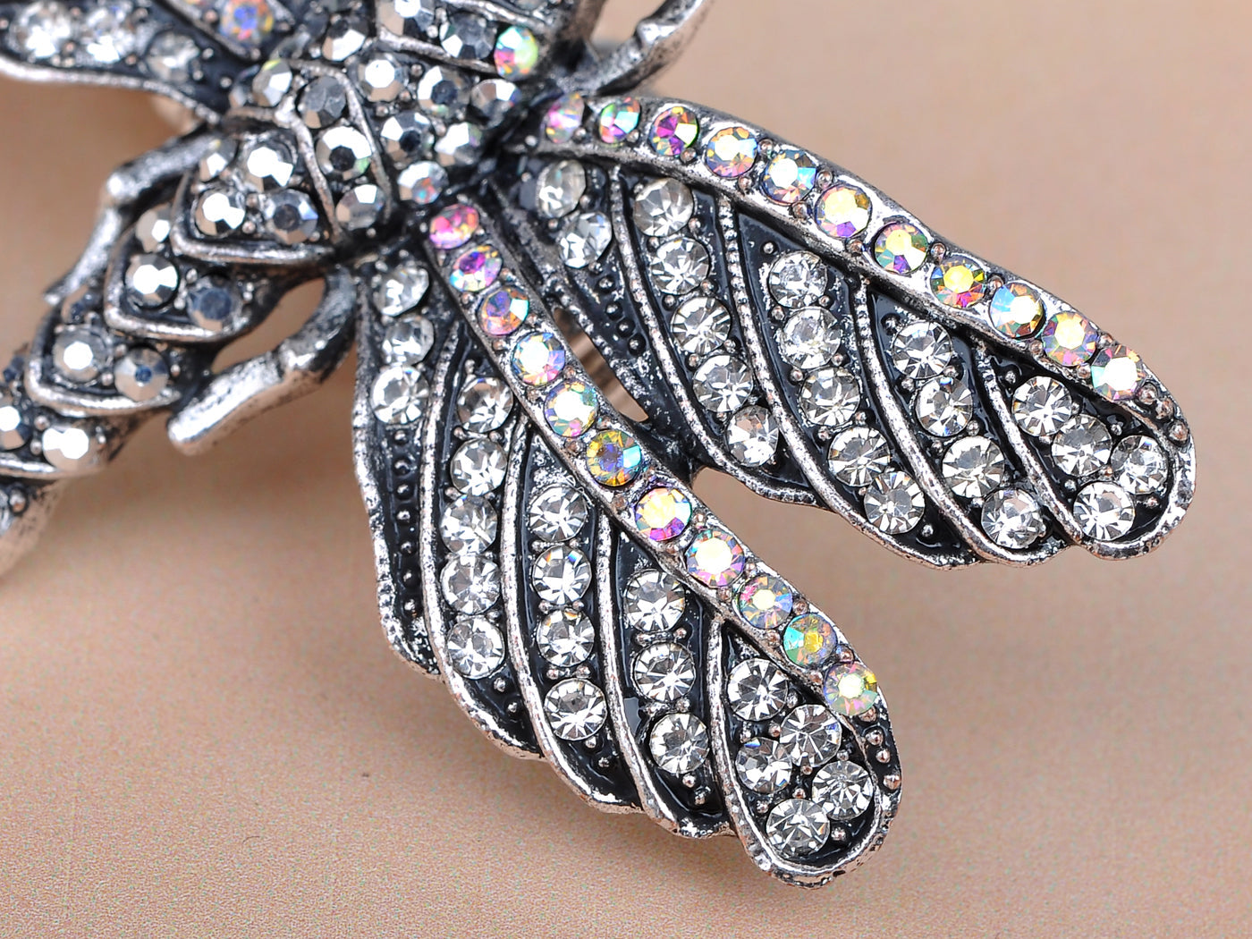 Giant Winged Dragonfly Bug Ring