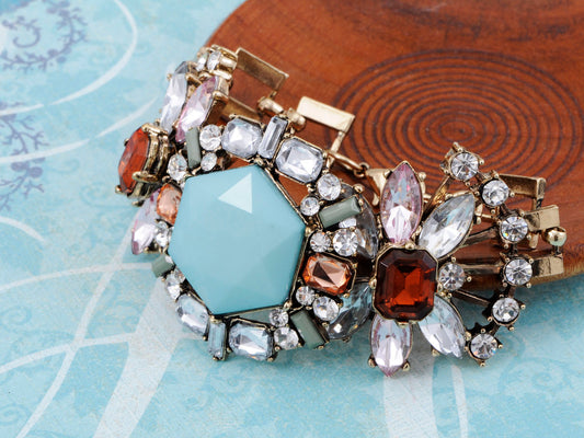 Flower Blossom Garden Wall Cutout Bracelet