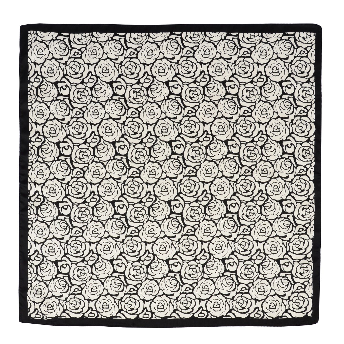 Fashion Satin Silk Scarf with Polka Dot and Floral Patterns Versatile Accessory - 27.5IN¡Á27.5IN