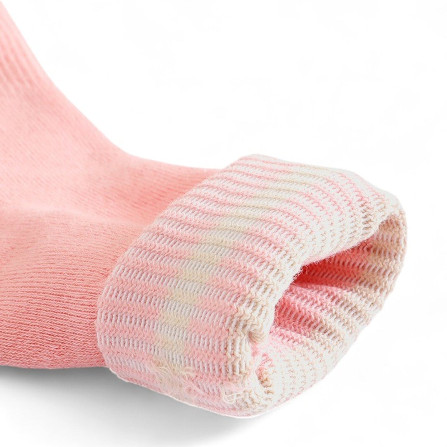 3-Pack Non-Slip Athletic Crew Socks with Striped Detail and Cushioned Support